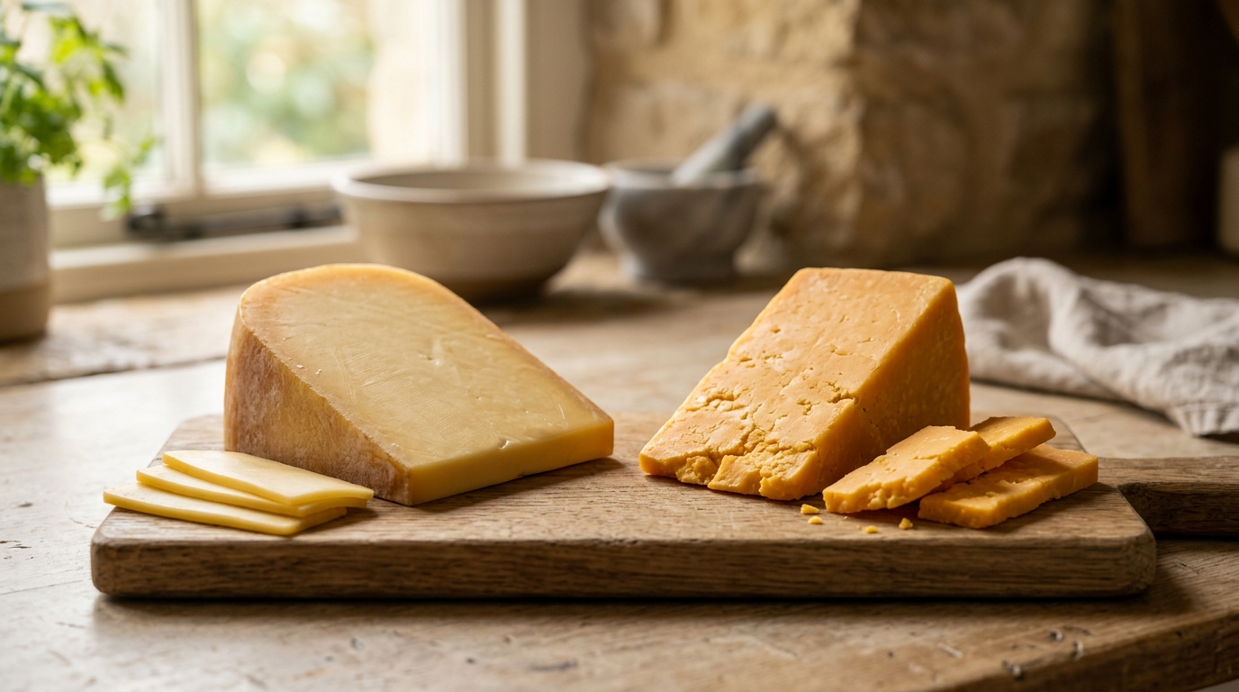 Gouda vs. Cheddar im Vergleich