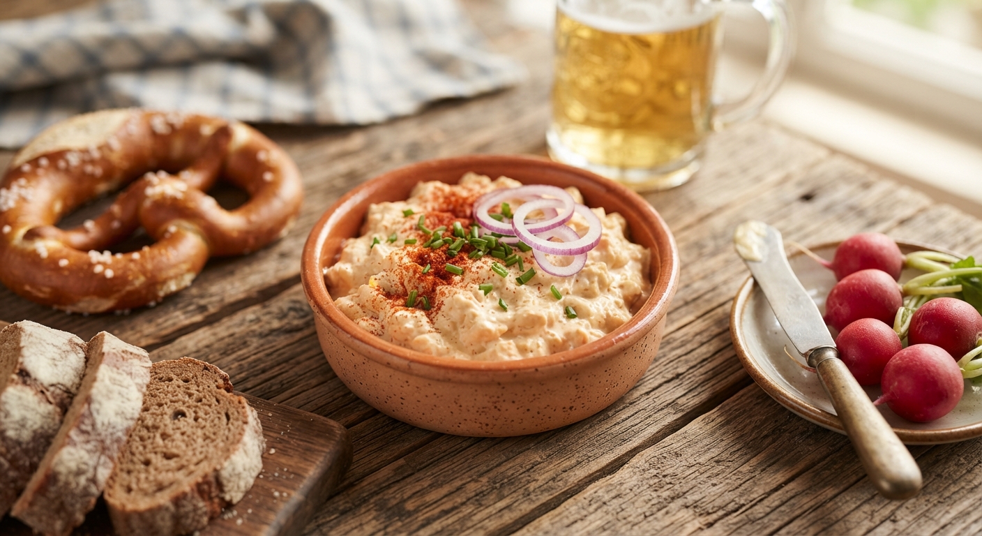 Obatzter Rezept Bayerisch mit Camembert, Paprika und Zwiebel