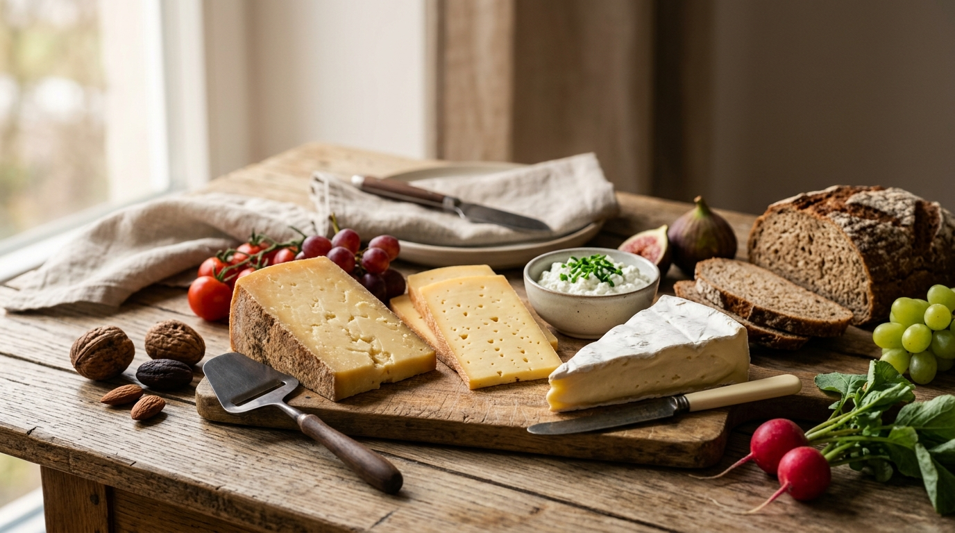 Parmesan, Grana Padano, Pecorino und Manchego im Vergleich